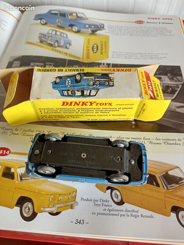 Die Cast  Renault R8 COD.517  DINKY Toys Deagostini (Atlas) 1/43