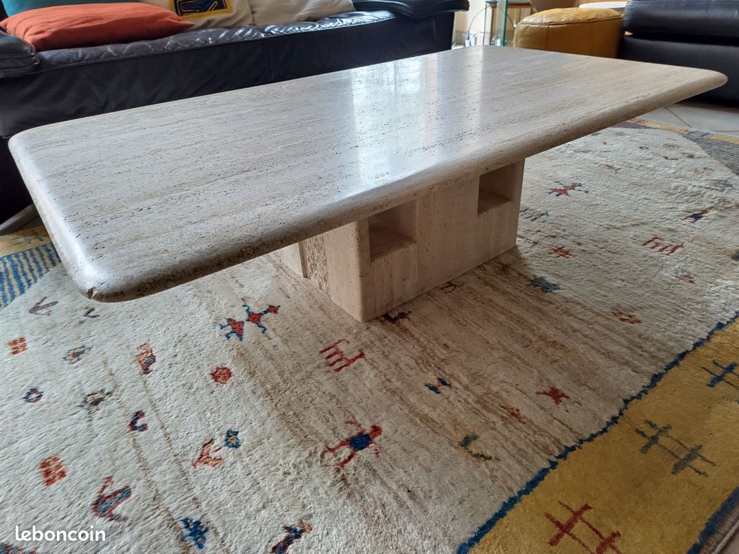 Table basse en travertin (image 2)