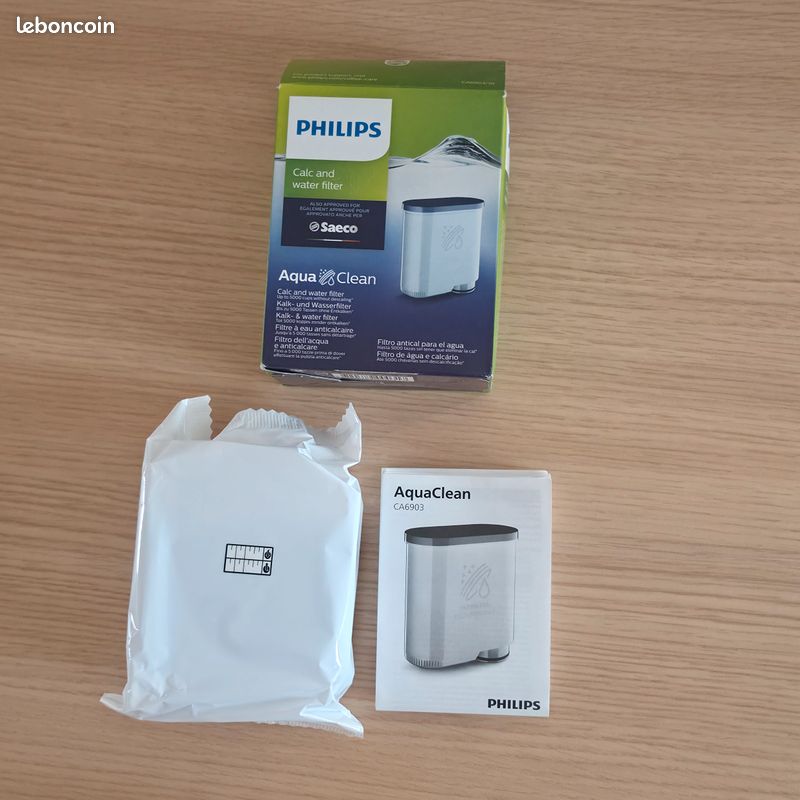Filtre à eau Philips SAECO Aqua Clean CA6903/10 pour espresso machine à café (image 10)