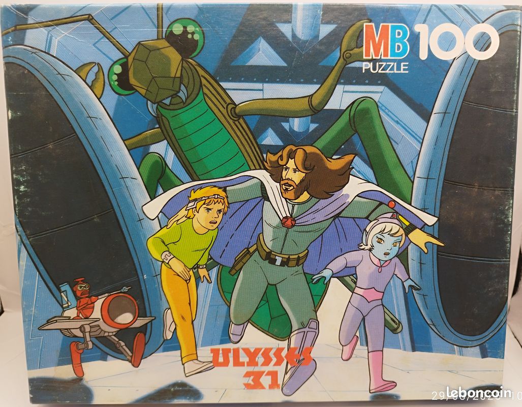 Puzzle MB Ulysse 31 – 100 Pièces, édition 1981 (très Bon état)