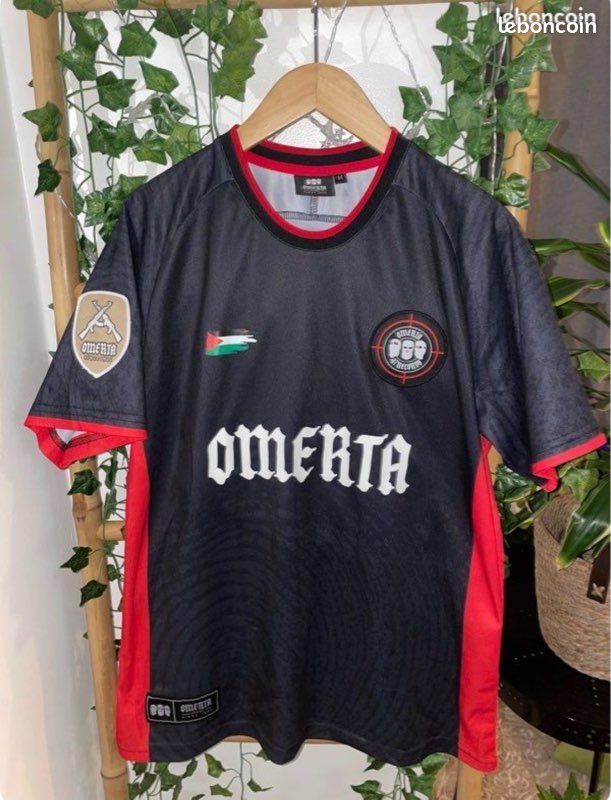 T-shirt Omerta 47 Taille L Noir - Neuf Avec étiquettes, Personnage Maes