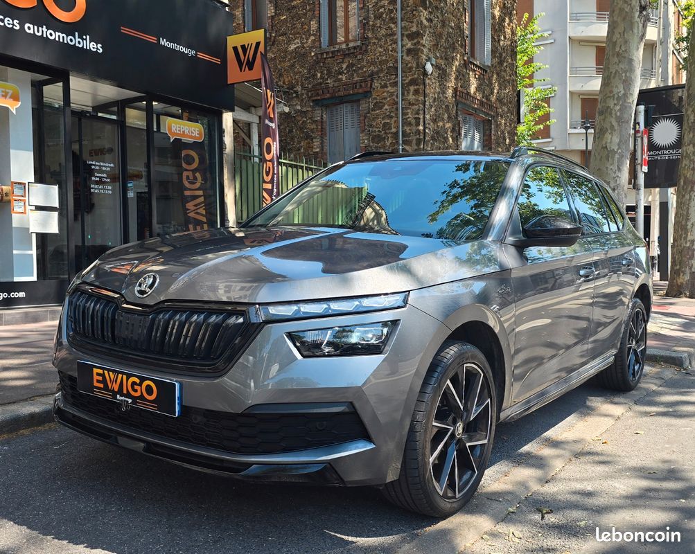 SKODA KAMIQ 1.0 TSI 110cv Monte-Carlo - DSG BVA - Apple Carplay & Android Auto - Coffre et barres de toit inclus (image 1)