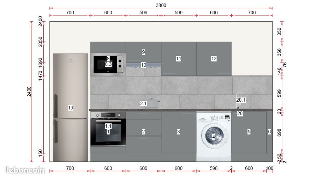Appartement a louer chambery - 1 pièce(s) - 12 m2 - Surfyn