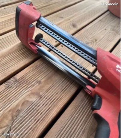 Pistolet à Injection HILTI HDE 500 A22 NURON – Sans Fil, Pour Scellement Chimique Résine, 230V, Rouge/noir