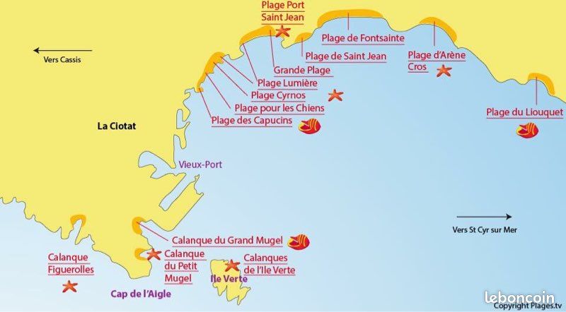Location appartement avec piscine privée à la Ciotat (image 10)