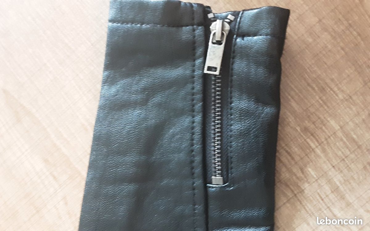 Veste en cuir fille 10ans miss avant première (image 3)