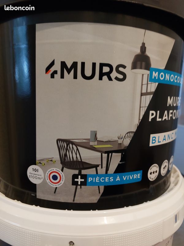 Peinture blanc mat murs & plafonds (image 4)