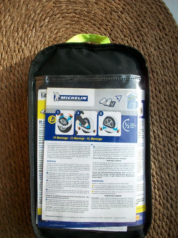 Michelin 008400 Sos Grip Chaussettes à Neige Textile
