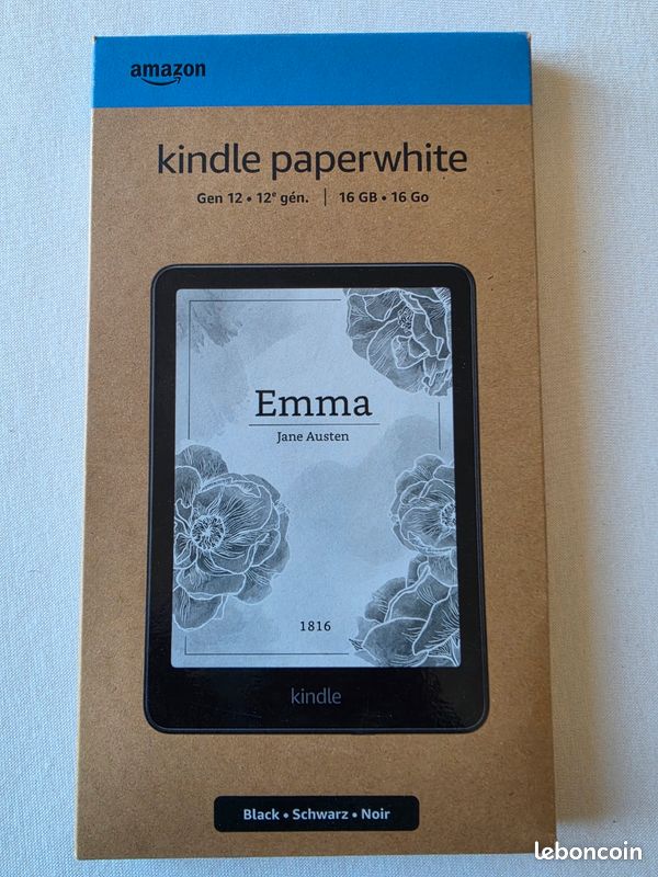 Liseuse Amazon Kindle paperwhite 12e génération 16GO Noir (image 1)