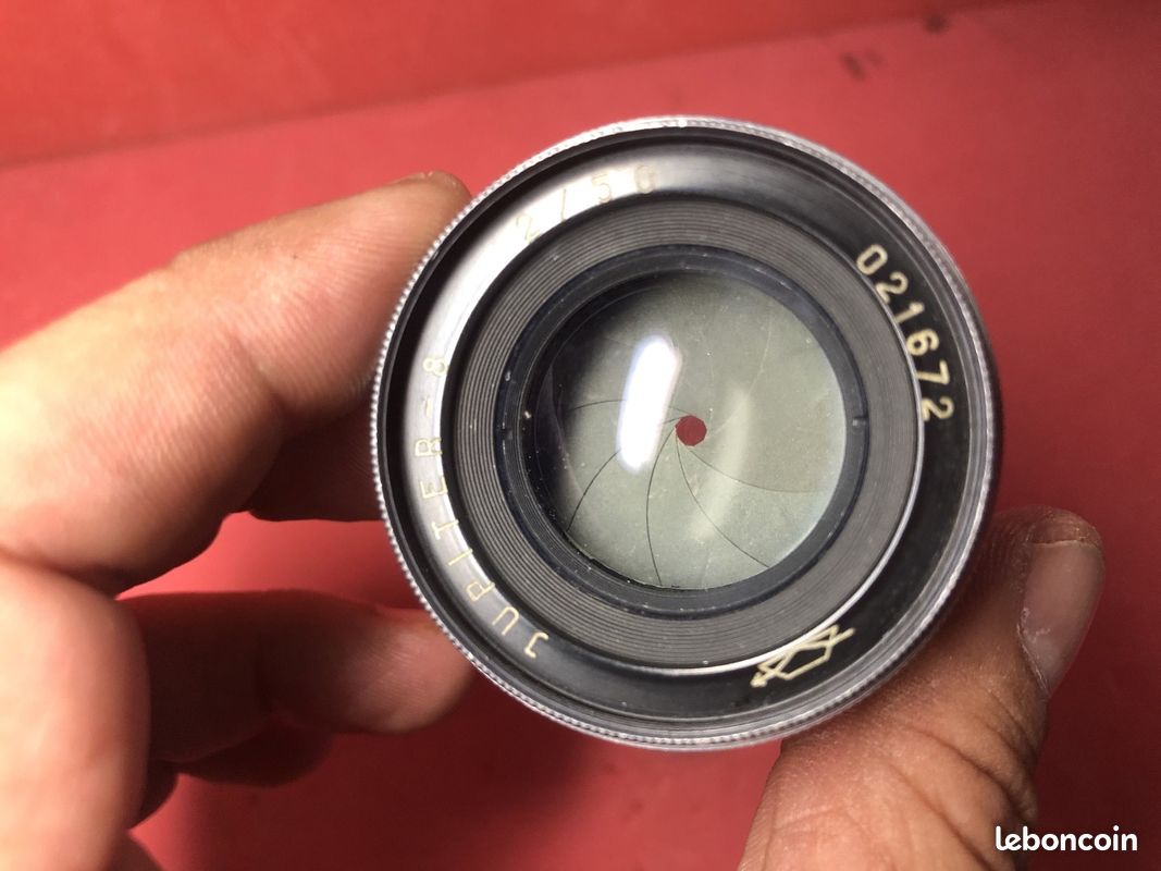 M39 LTM / Jupiter-8 50mm f2 / KMZ 1952 Chrome Early Export- Nº Bas / Testé sur MFT -État Correct-Voir Photos (image 7)
