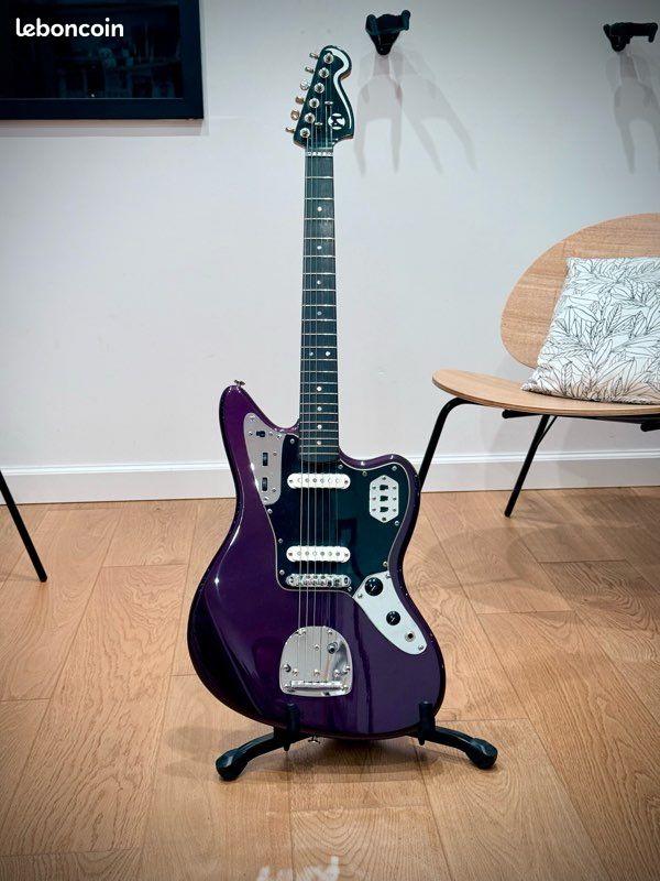 Échange possible - Guitare luthier Yann Mahé - Jaguar 1966 superbe état (image 2)