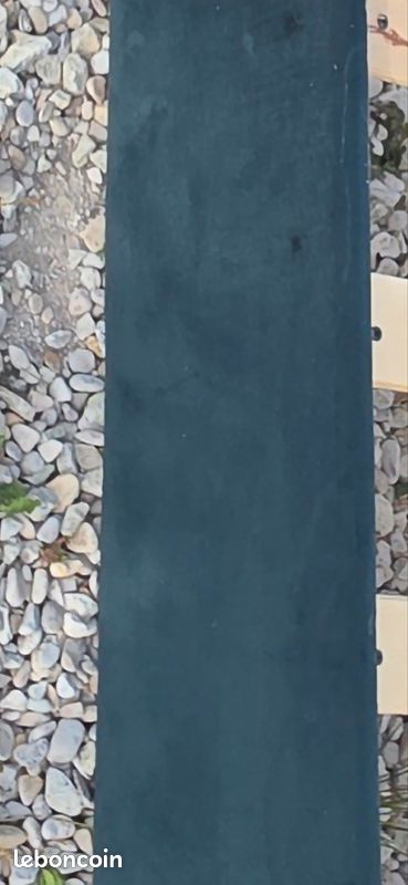 Lit 160x200 en velours vert (image 2)