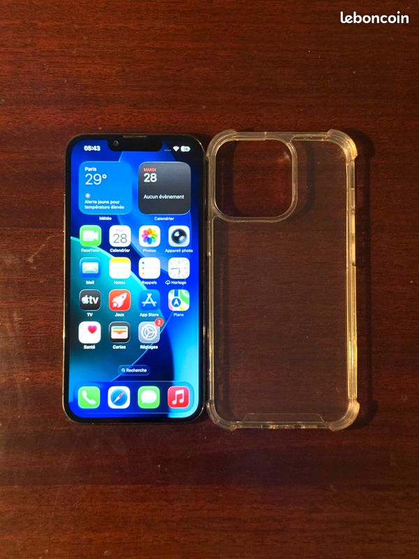 IPhone 13 Pro Gris 128 Go - Batterie 100 % (image 1)