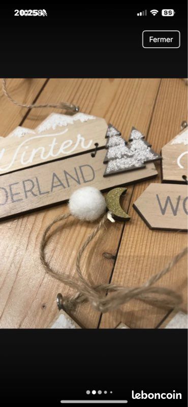 3 décorations de Noël neuves Maisons du Monde proche de Moreuil (image 2)