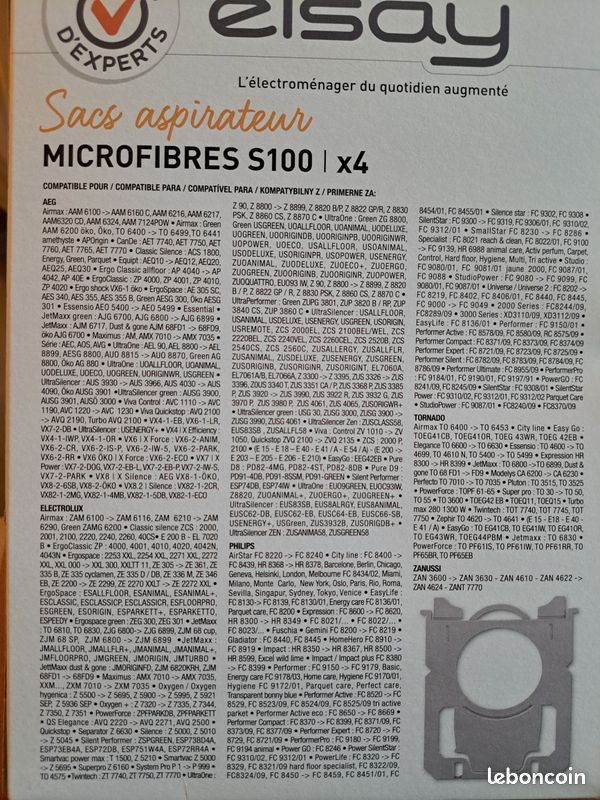 Sacs aspirateur S100 (image 4)