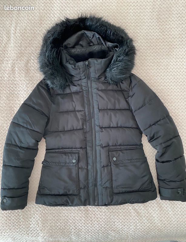 Doudoune noire Zara femme (image 1)