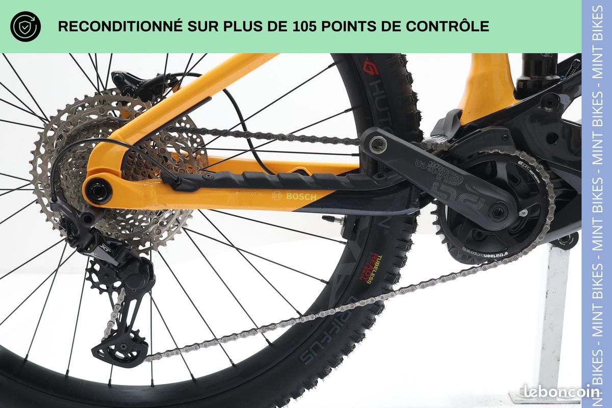 Vélo électrique - Orbea Wild FS H10 - beige - VTT électrique tout suspendu - Bosch 750 Wh