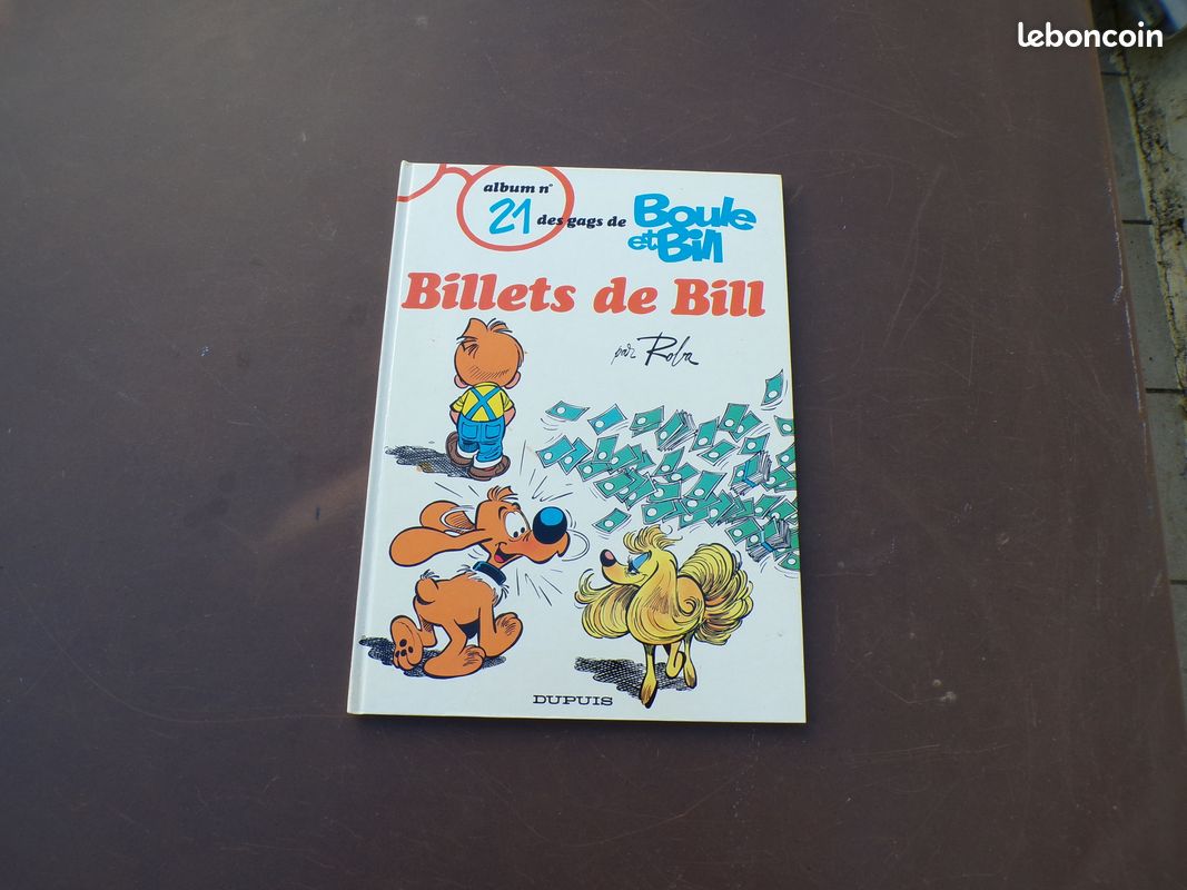 Bd boule et bill n° 21 billets de bill 1987 (image 1)