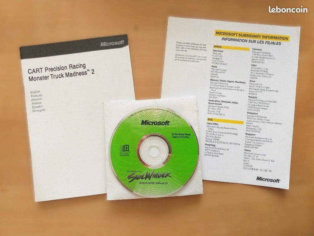 Vintage - Microsoft SideWinder Force Feedback Pro / Volant + pédalier retour de force (image 7)