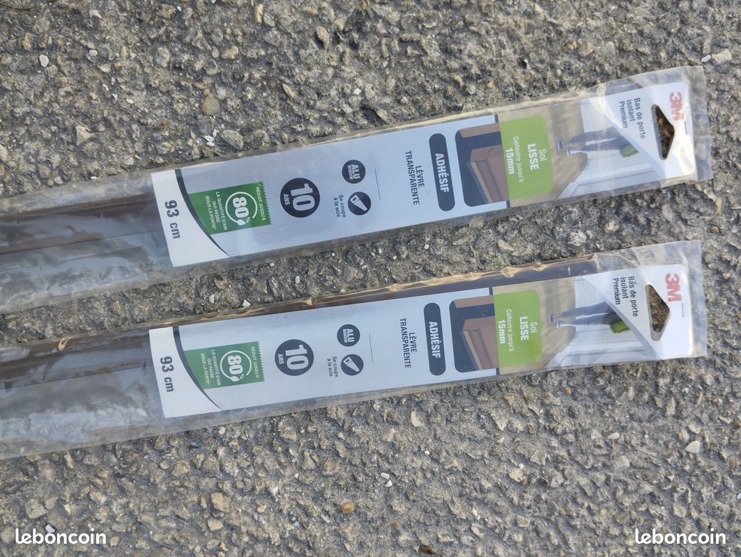 Bas de porte barre adhesive rigide 3m 93 cms (image 3)