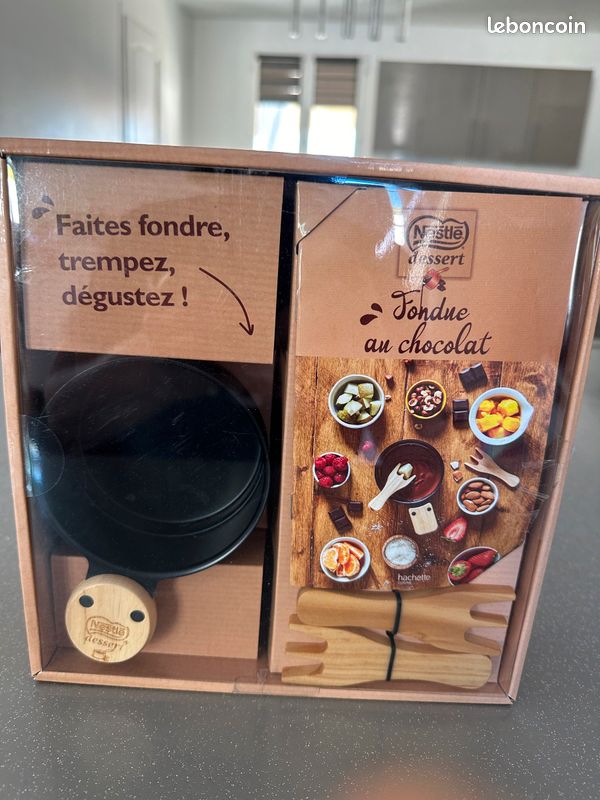 Coffret fondue au chocolat NEUF EMBALLÉ (image 1)