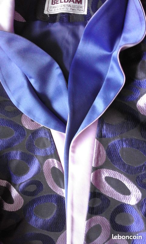 VESTE de cérémonie femme T 52 / 54 marine et parme - TBE (image 5)