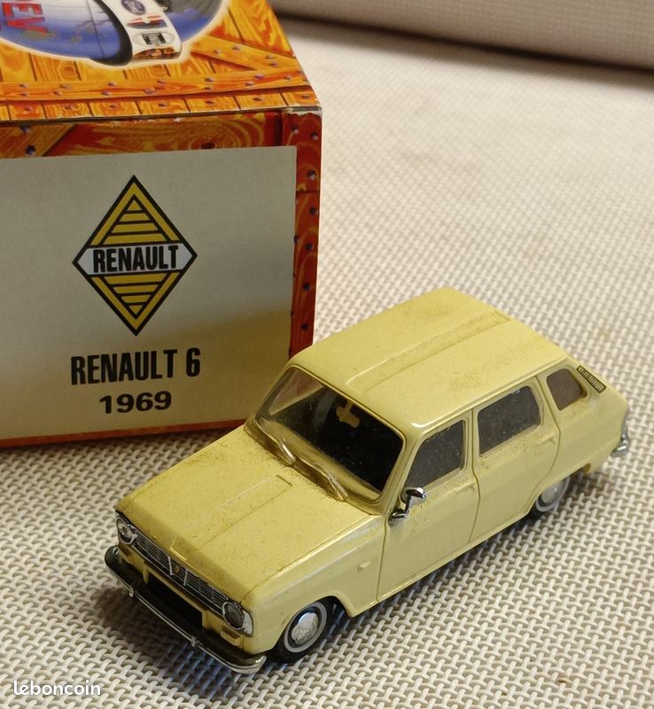 Norev Renault 6 Miniature - échelle 1/43 - Boîte D'origine Années 70 - Neuve Jamais Ouverte