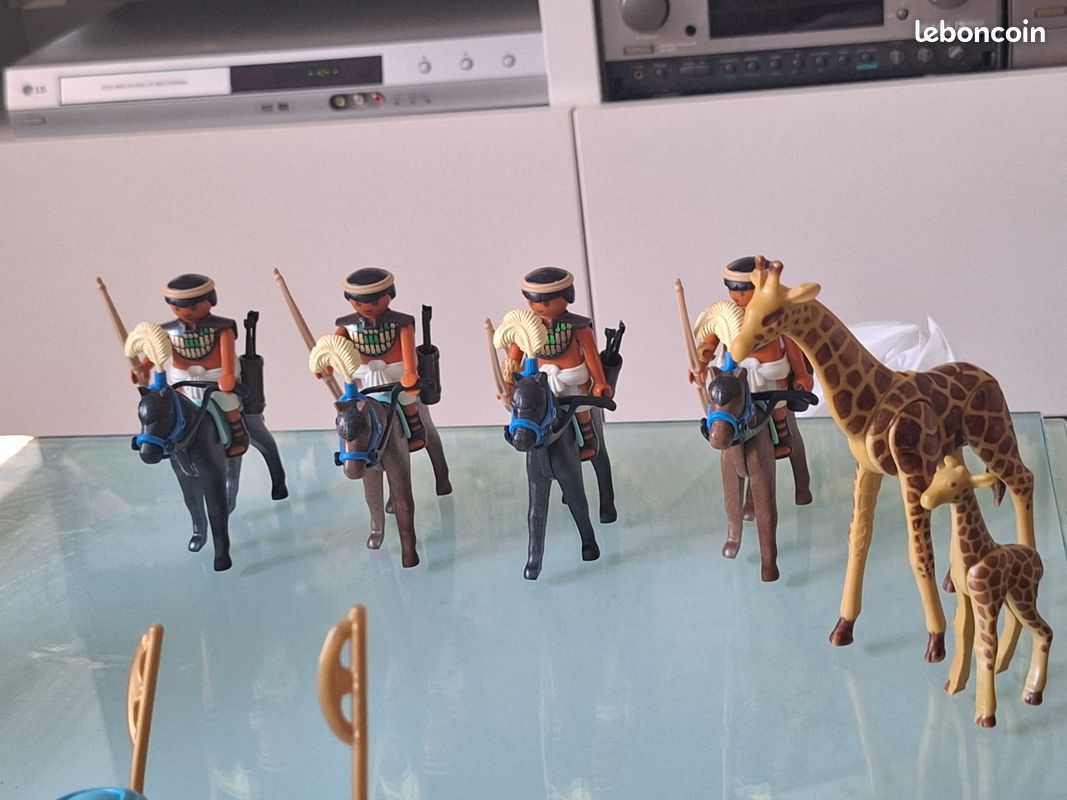 Playmobil soldat égyptien archers custom cavalerie animaux Égypte lot3 (image 1)