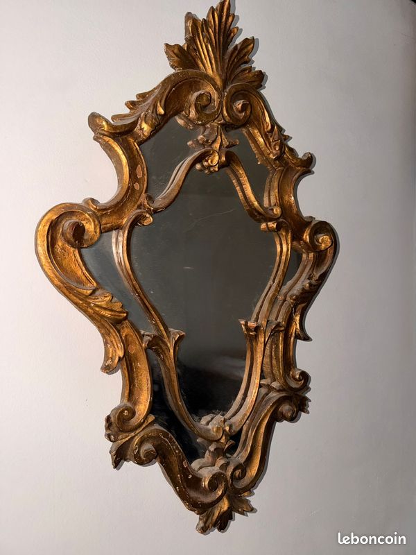 Ensemble Console en Marbre et Miroir assorti – Style Louis XV / Rococo (image 2)