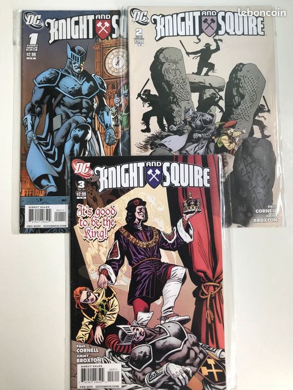 Comics : Knight And Squire ( Batman ) - N° 1 à 3 - VO - TBE - Envoi Possible (image 1)