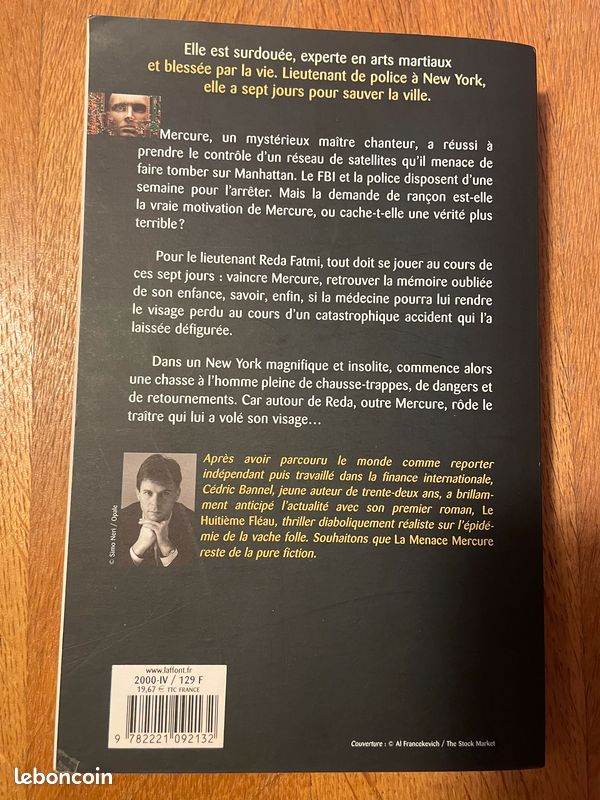 La menace Mercure - Bannel, Cédric - Robert Laffont (image 2)
