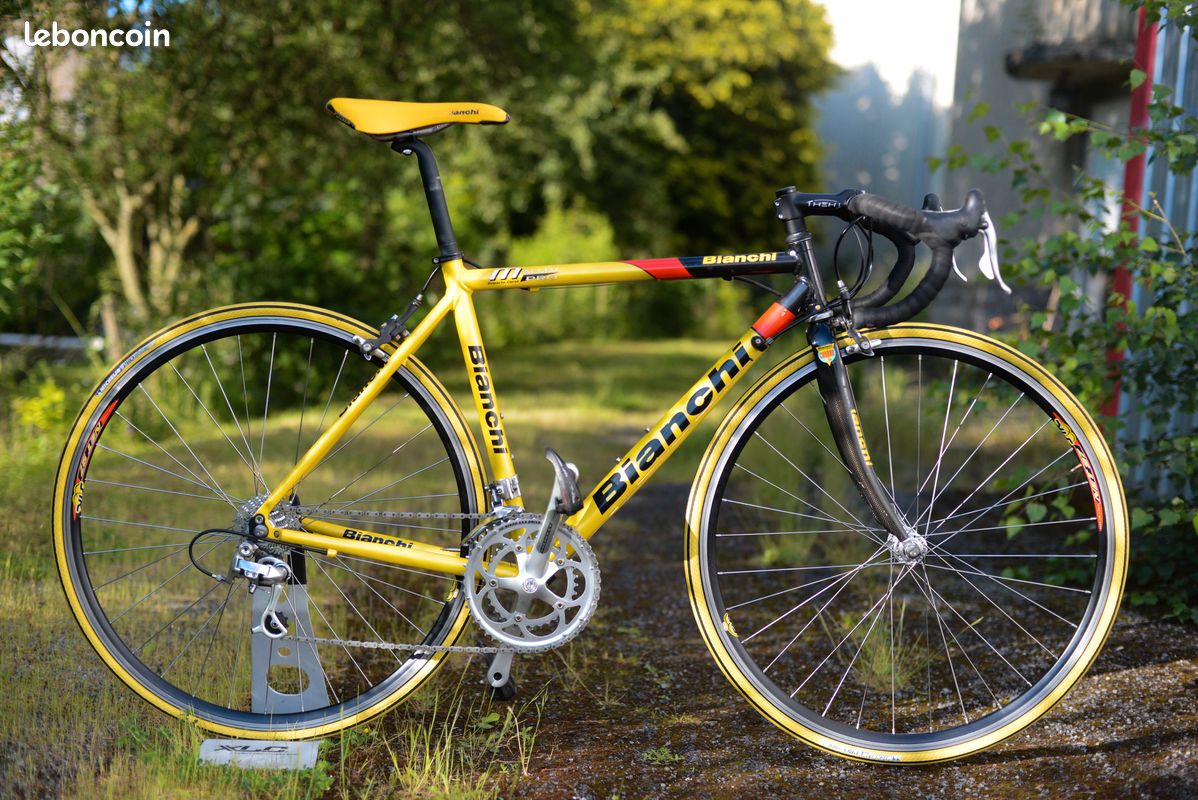 Cadre Vélo Acier MINIMAX Bianchi Reparto Corse Vintage Années 90 - 51,5 Cm, Neuf De Stock Italie