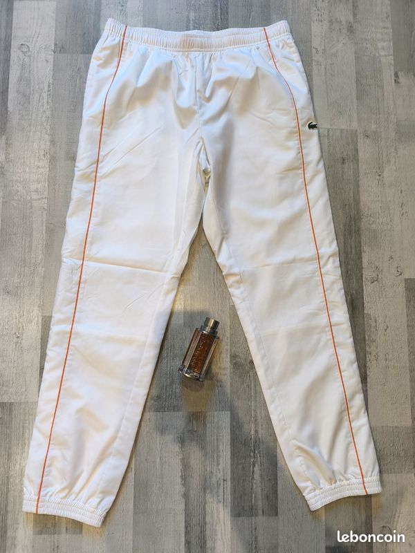 Bas de Jogging blanc LACOSTE homme Neuf (image 1)
