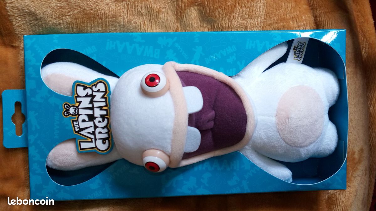 Peluche LAPINS CRÉTINS neuve (image 2)