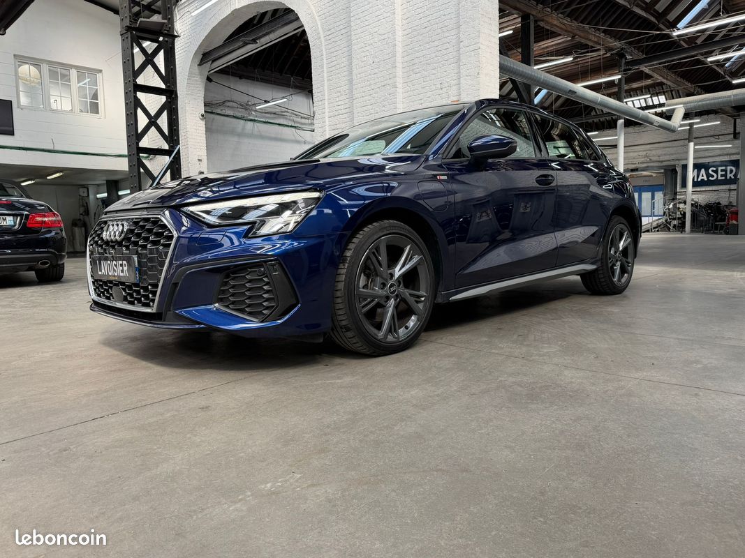 AUDI A3 Sportback 40 TFSI e 204ch S line S tronic 6 12 MOIS DE GARANTIE OFFERT (image 2)