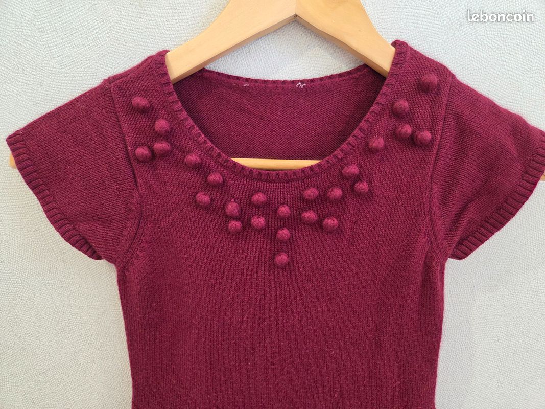 Robe Jacadi fille 6 ans Bordeaux (image 4)