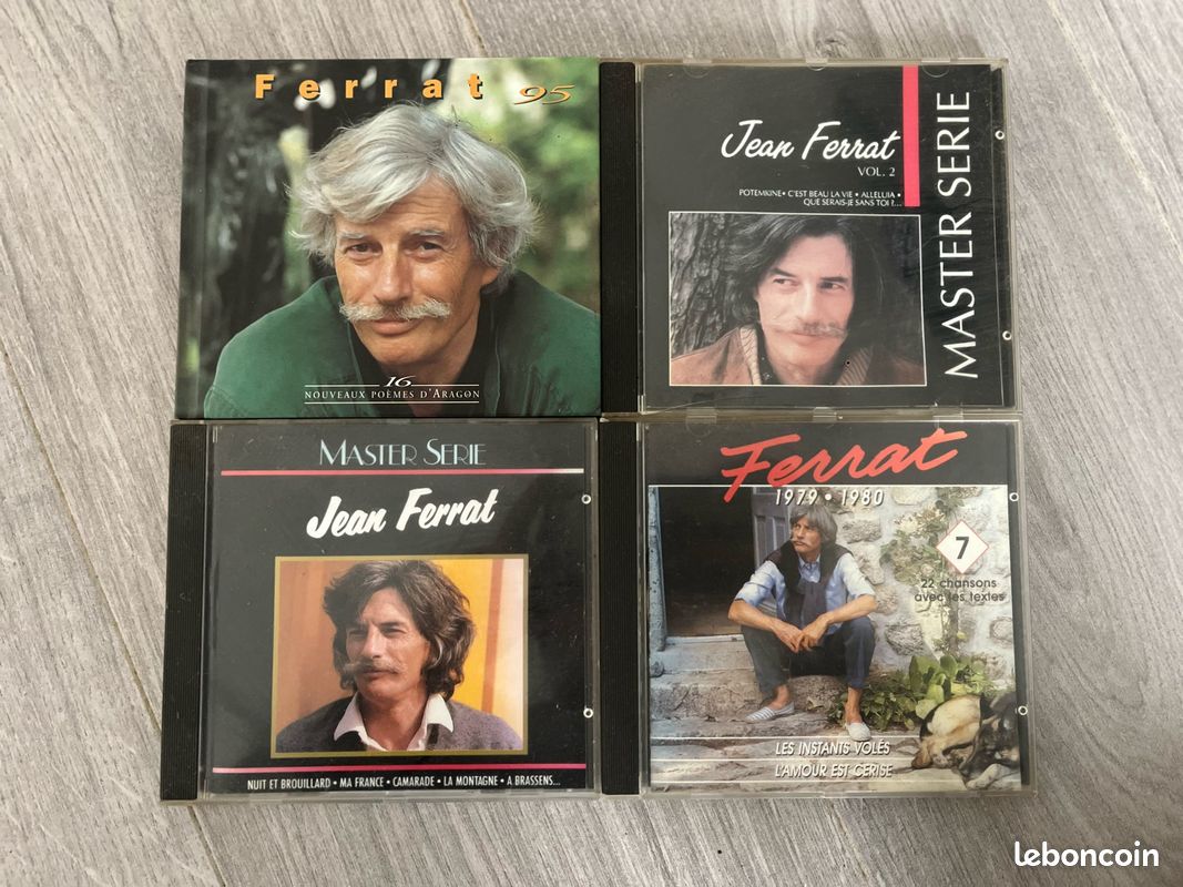 Lot 4 CD Jean Ferrat – Chanson française (image 1)