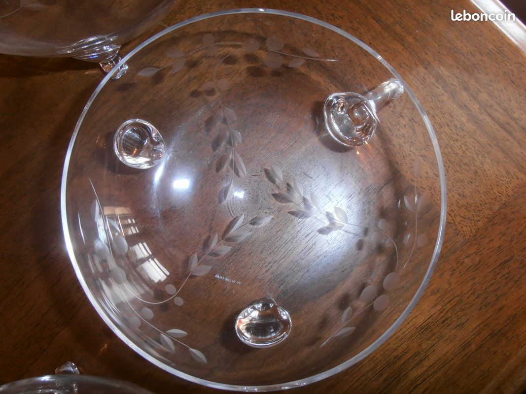 Service à fruits cristal 8 coupes (image 3)