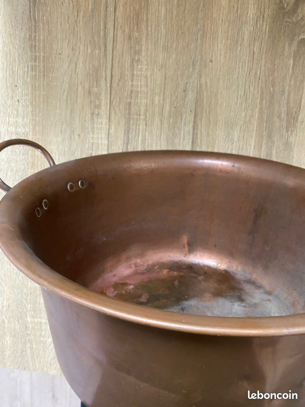 Abruzzes Cuivre Bassin ancien en cuivre du début du 19ème