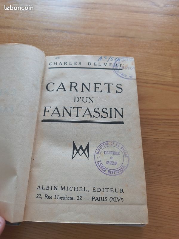 Carnet d'un fantassin (image 1)