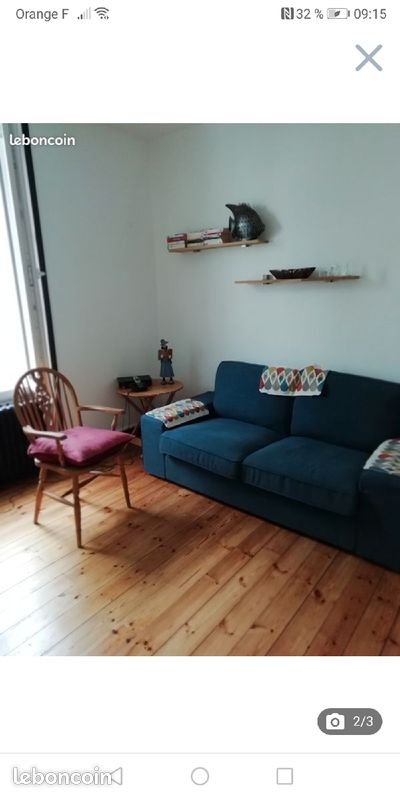 Location saisonnière maison de ville 2 chambres avec terrasse centre ville de lorient (image 1)