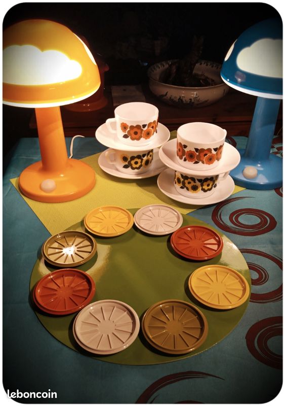 đ¶ Lot de 4 dessous de verres TUPPERWARE (image 2)