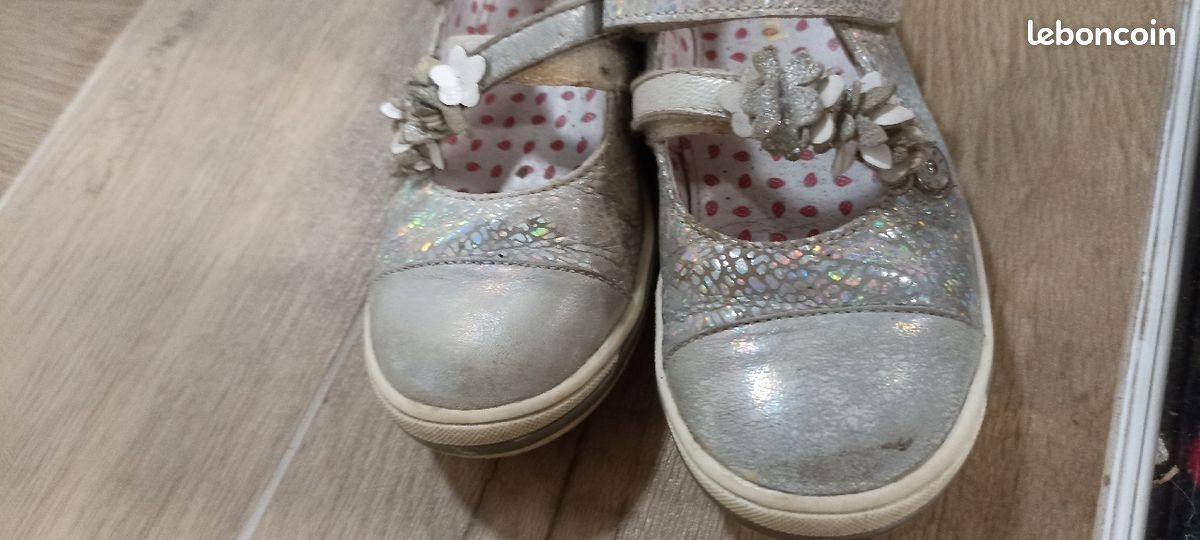 Ballerine catimini taille 31 grises irisées (image 2)