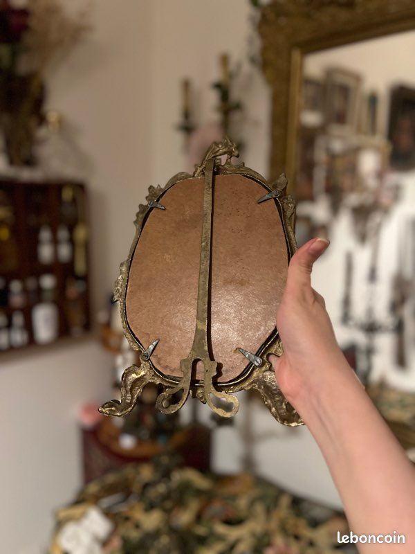 Miroir bronze ancien (image 4)