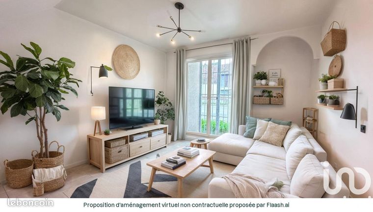 Appartement 2 pièces 57 m²
