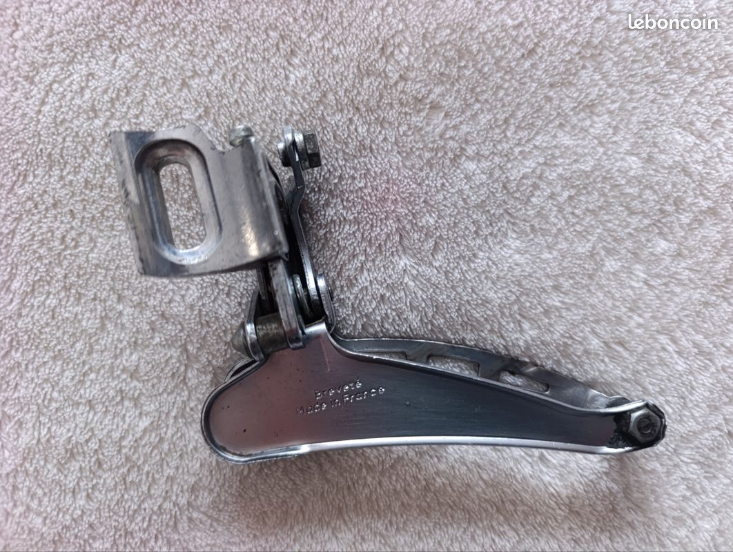 Dérailleur avant vélo ancien vintage SIMPLEX à collier