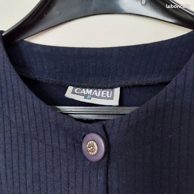 Veste femme T 40 marine (image 4)