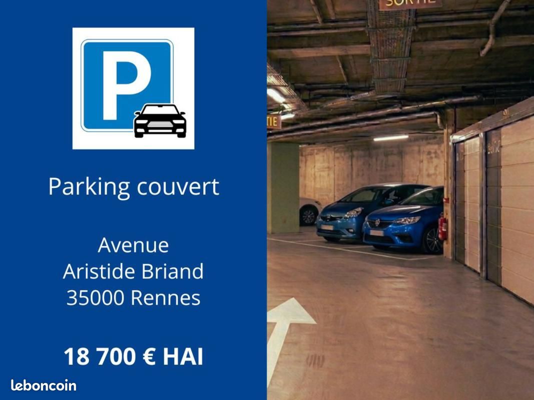 Parking 13 m² · à Rennes · 13 m² · 18 700 €