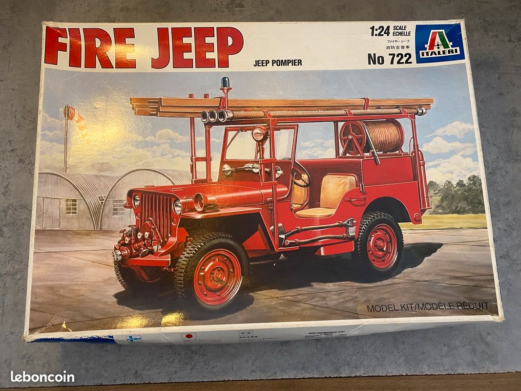 Fire jeep Italeri 722 (image 1)