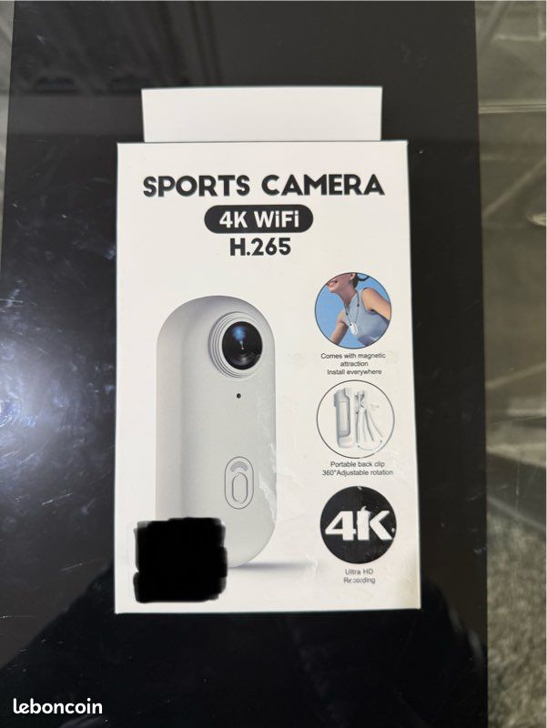 📸 Caméra Sport 4K WiFi – Mini caméra portable étanche 30m (image 1)